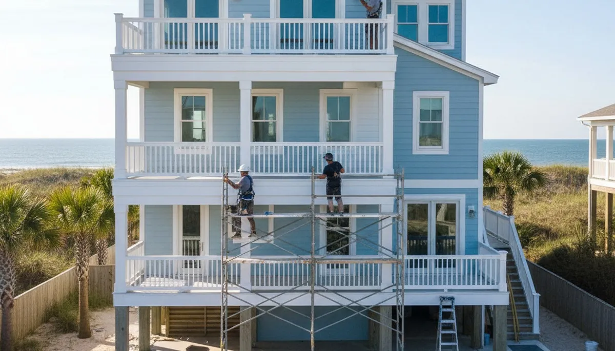 Professional painters serving Wilmington, NC for interior and exterior house painting services