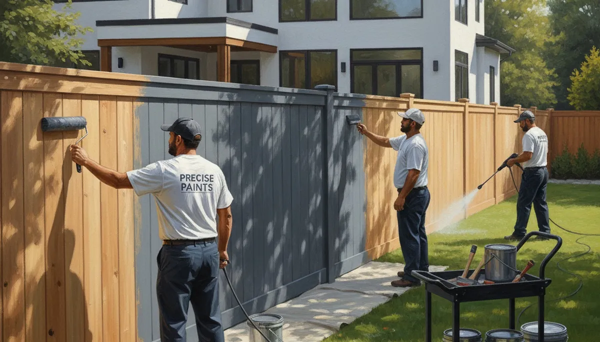 Fence painting service in Wilmington, NC to protect wood and boost curb appeal