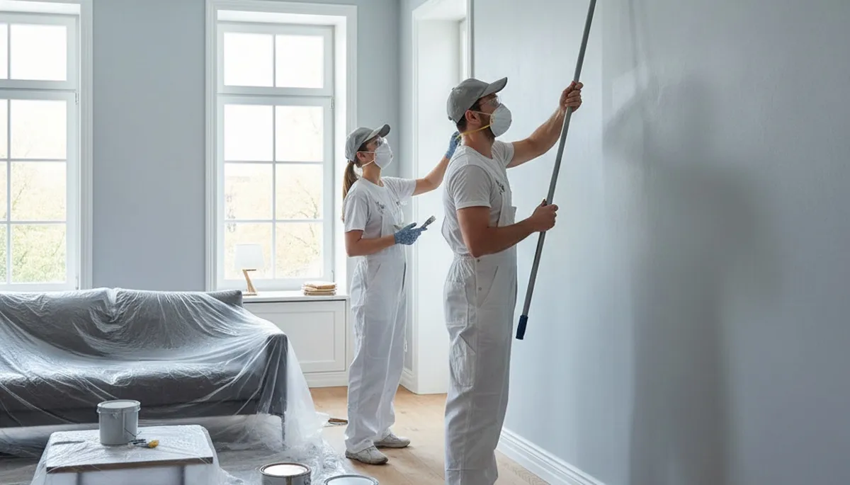 Interior house painting in Wilmington, NC by Wilmington Paint Pros for a fresh, durable finish