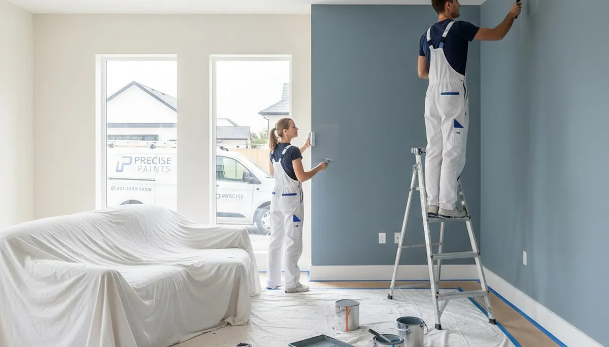 Interior house painting in Wilmington, NC for a bright, smooth, coastal-ready home finish