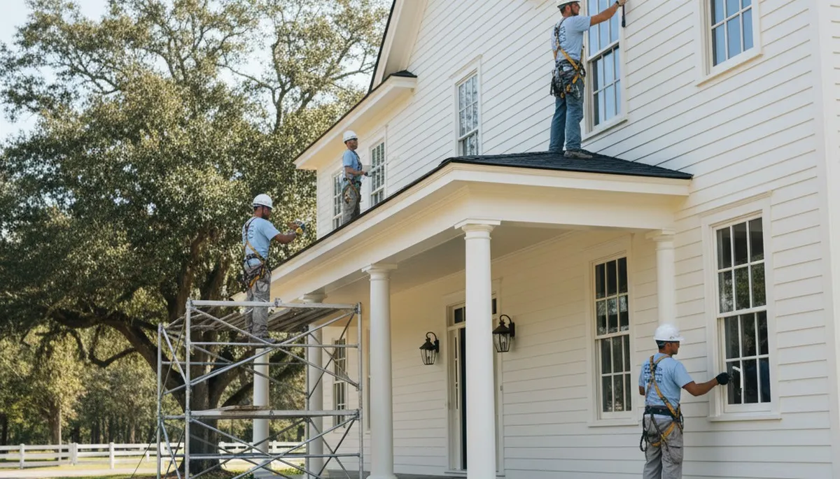Professional Wilmington, NC painters providing interior and exterior painting services